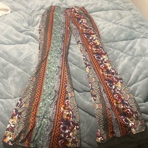 Fashion nova flare pants multi color